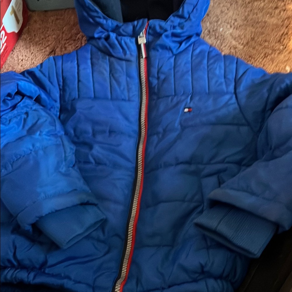 Tommy Hilfiger Kids Blue Puffer Jacket